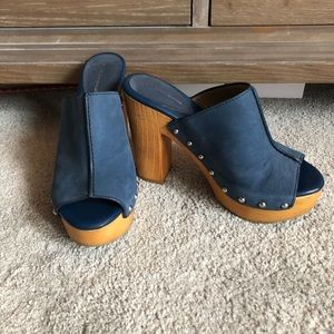 BCBG Platform Clogs